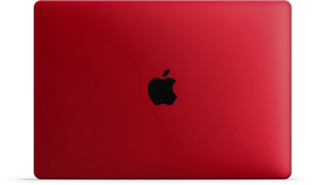 Macbook Pro 13’’ [2022 Met Apple M2 chip] Skin Mat Rood - 3M Sticker